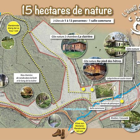 Gite Nature Le Moulin Vitrac-sur-Montane 外观 照片